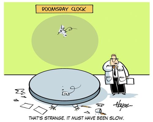"That's strange. It must have been slow."