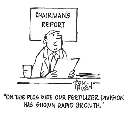 "On the plus side our fertilizer division has shown rapid growth."