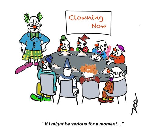 "If I might be serious for a moment..."