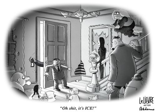 "Oh s**t, it’s ICE!"