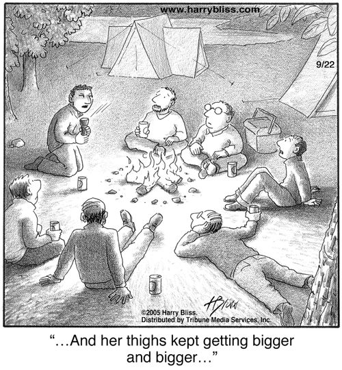 "...And her thighs kept getting bigger and bigger..."