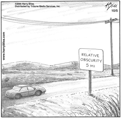 "Relative obscurity 5 mi"