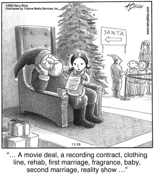 "A movie deal, a recording contract, clothing line, rehab, first marriage, fragrance, baby, second marriage, reality show …"
