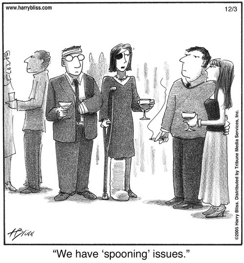 "We have ‘spooning’ issues."