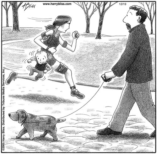 "That's awesome that you taught him to heel, but I just want him to walk normally."