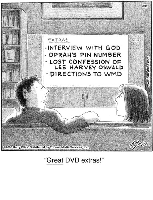"Great DVD extras!"