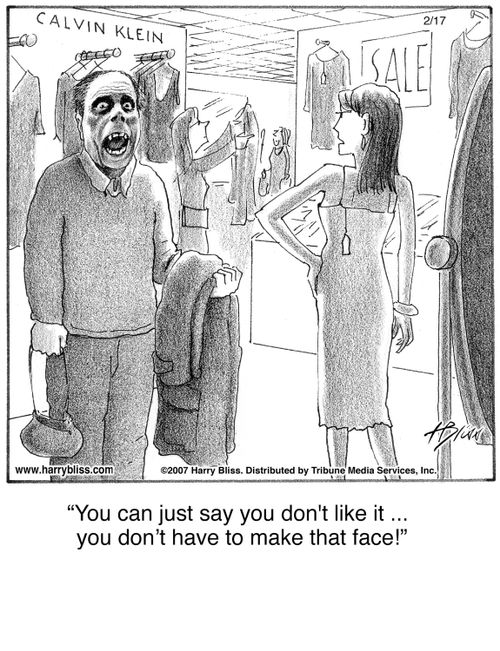 "You can just say you don't like it ... you don't have to make that face!"