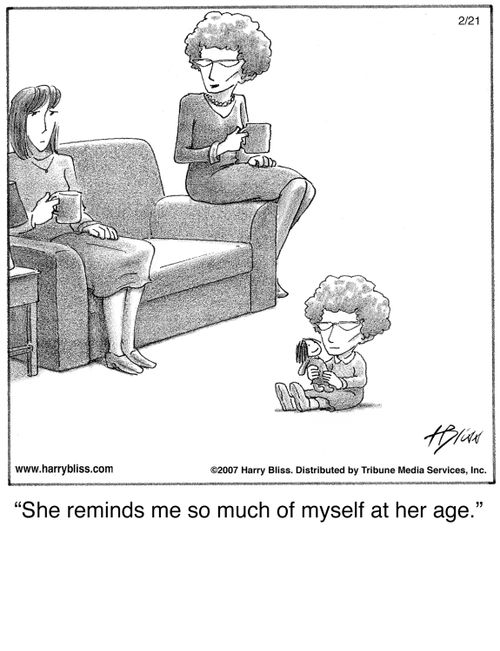 "She reminds me so much of myself at her age."