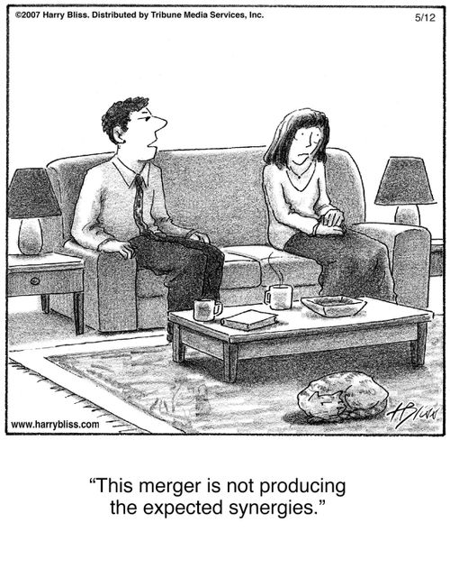 "This merger is not producing the expected synergies."