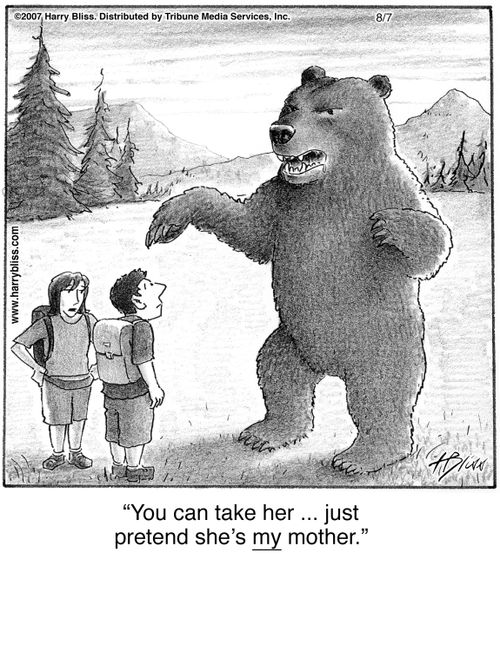 "You can take her ... just pretend she's my mother."