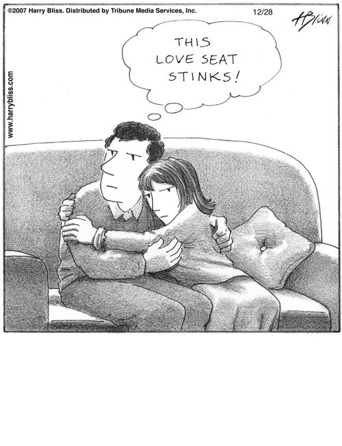 "This love seat stinks!"