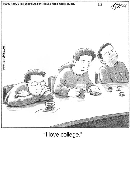 "I love college."