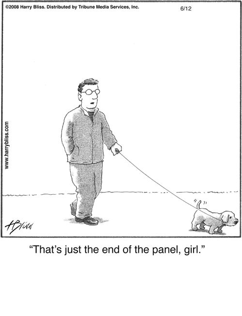 "That's just the end of the panel, girl."