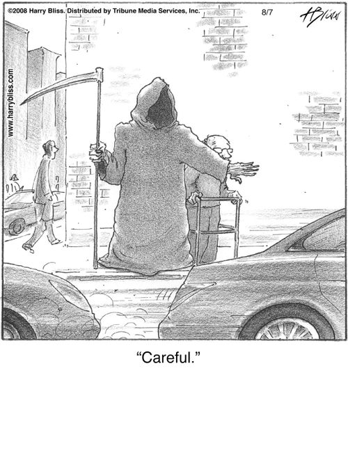 "Careful."