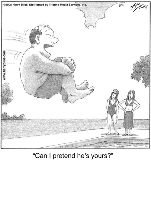 "Can I pretend he's yours?"