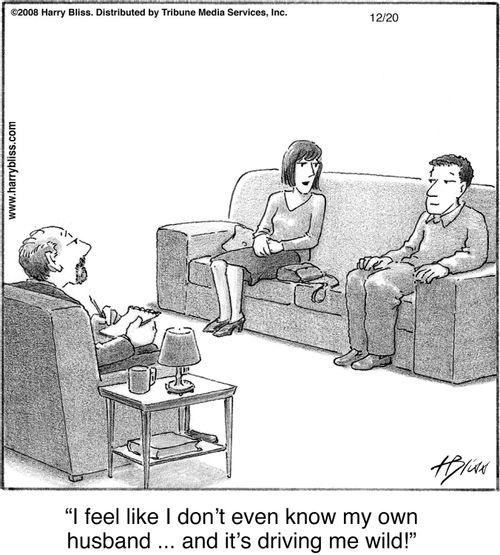 "I feel like I don’t even know my own husband ... and it’s driving me wild!"