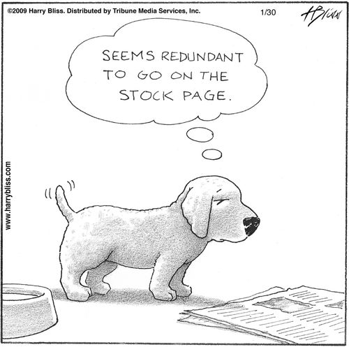 "Seems redundant to go on the stock page."