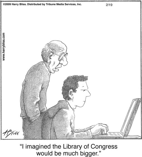 "I imagined the Library of Congress would be much bigger."
