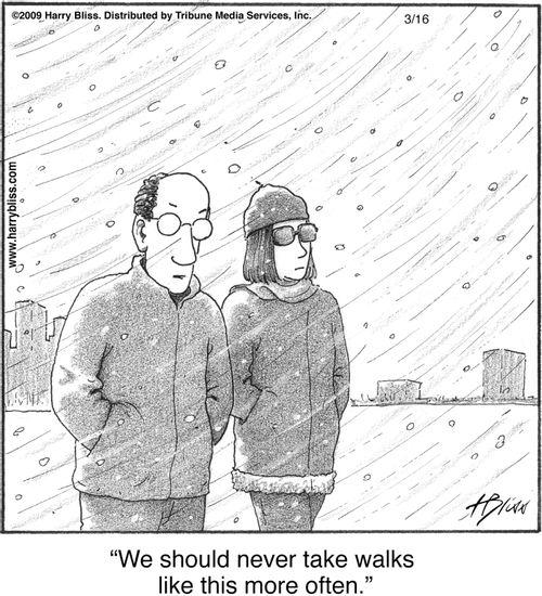 "We should never take walks like this more often."