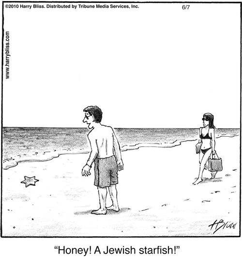 "Honey! A Jewish starfish!"