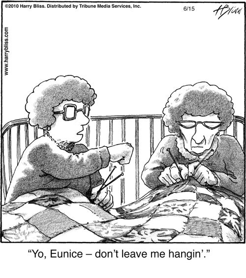 "Yo, Eunice – don’t leave me hangin’."