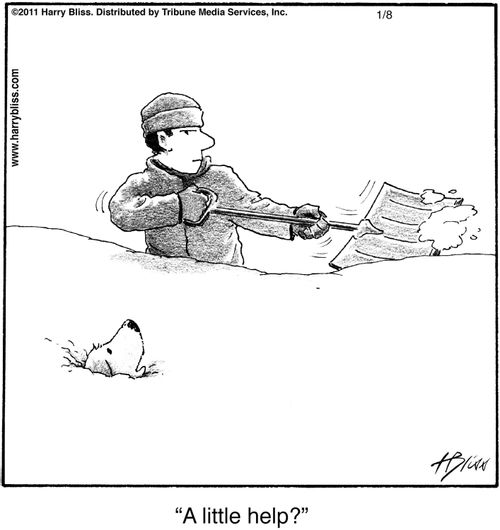 "A little help?"