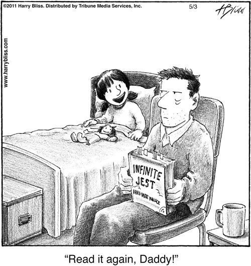 "Read it again, Daddy!"
