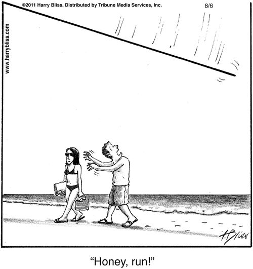 "Honey, run!"