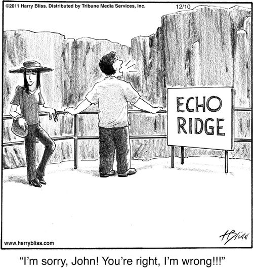 "I'm sorry, John! You're right, I'm wrong!!!"