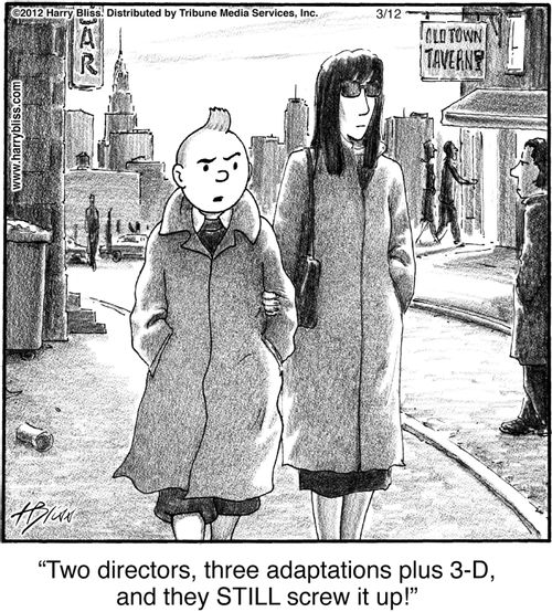 "Two directors, three adaptations plus 3-D, and they STILL screw it up!"
