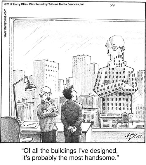 "Of all the buildings I've designed, it's probably the most handsome."