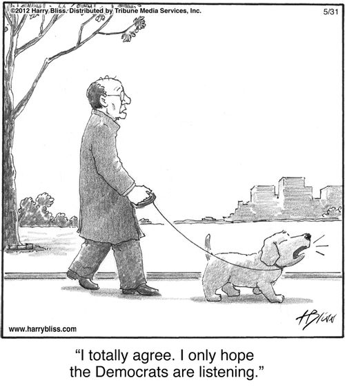 "I totally agree. I only hope the Democrats are listening."