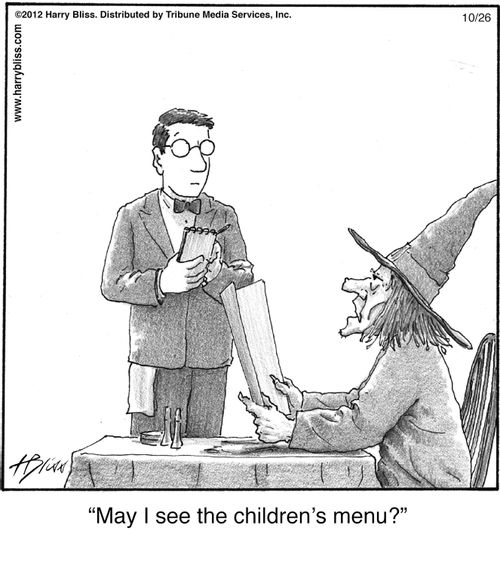 "May I see the children's menu?"