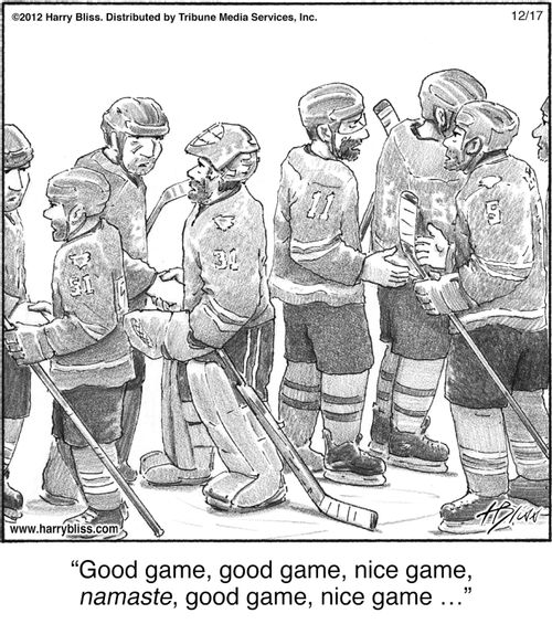 "Good game, good game, nice game, namaste, good game, nice game ..."