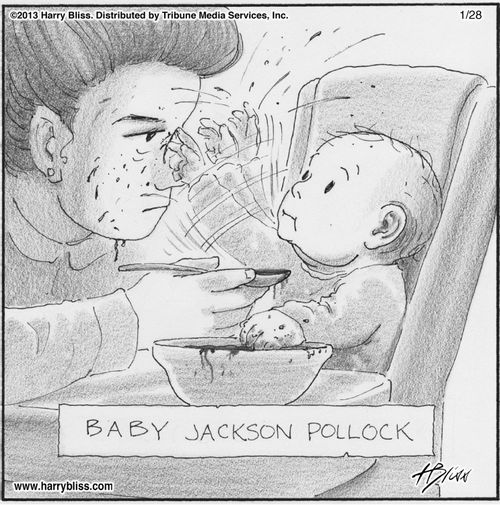 "Baby Jackson Pollock"