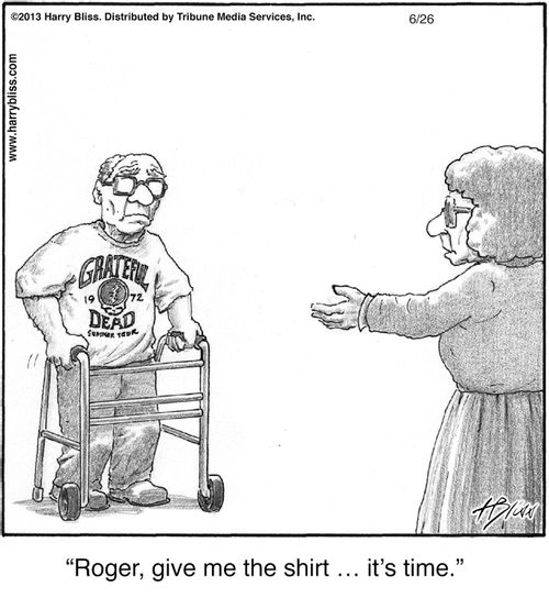 "Roger, give me the shirt … it’s time."