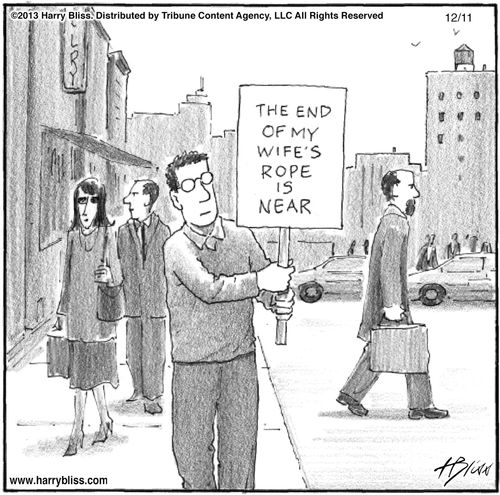 "The end of my wife's rope is near"
