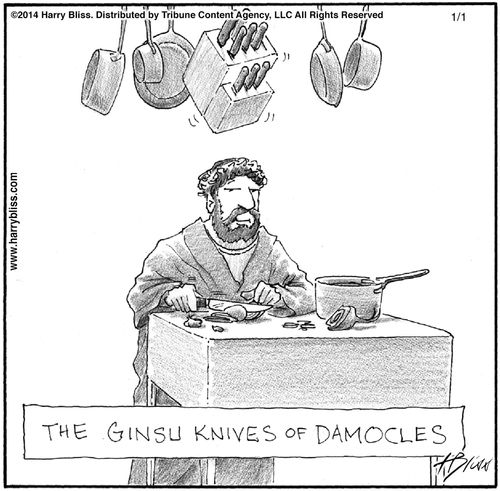 "The Ginsu knives of Damocles"
