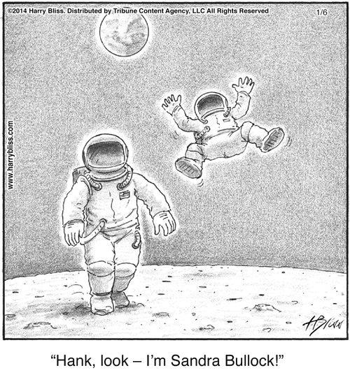 "Hank, look – I’m Sandra Bullock!"