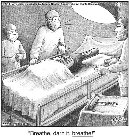 "Breathe, darn it, breathe!"