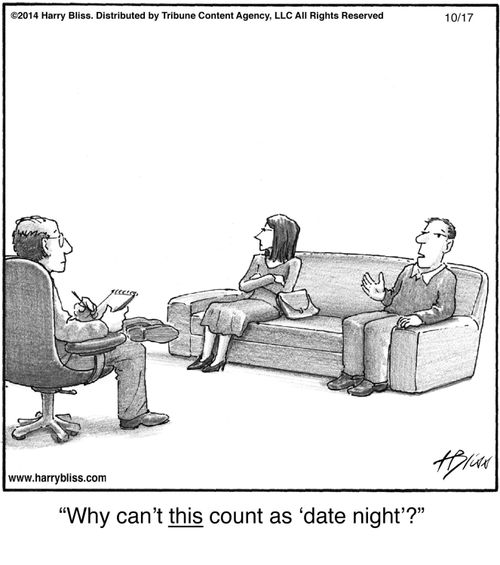 "Why can’t this count as ‘date night’?"