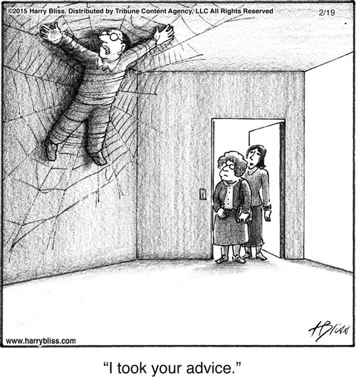 "I took your advice."