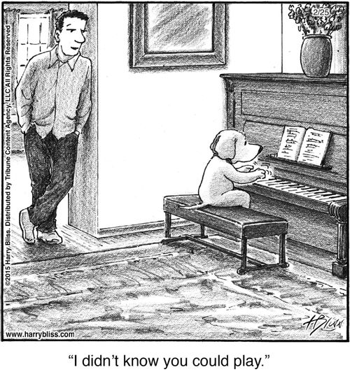 "I didn’t know you could play."