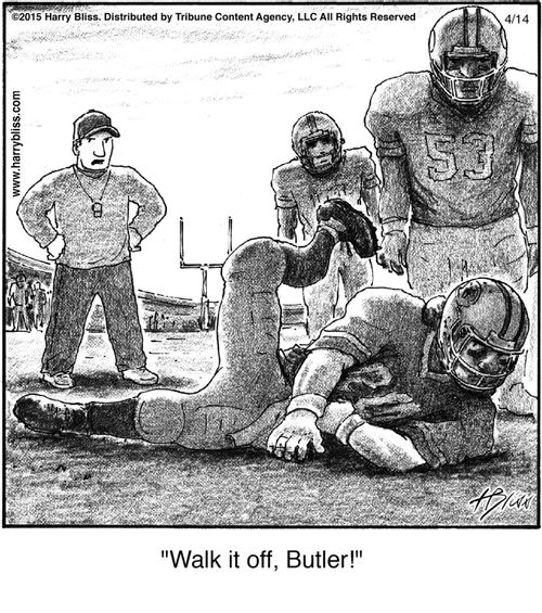 "Walk it off, Butler!"
