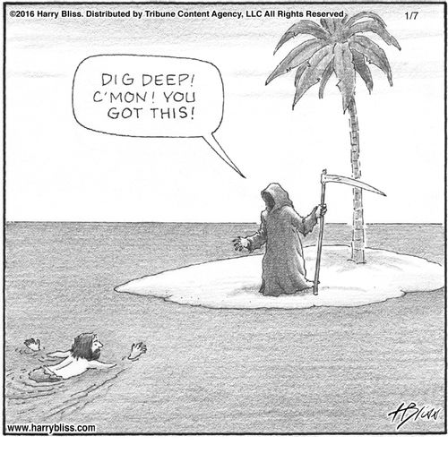 "Dig deep! C'mon! You got this!"