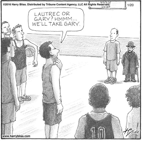 "Lautrec or Gary? Hmmm... We'll take Gary."