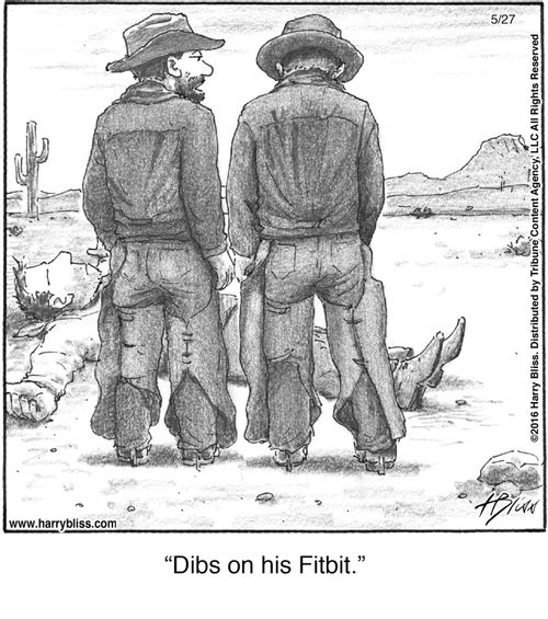"Dibs on his Fitbit."
