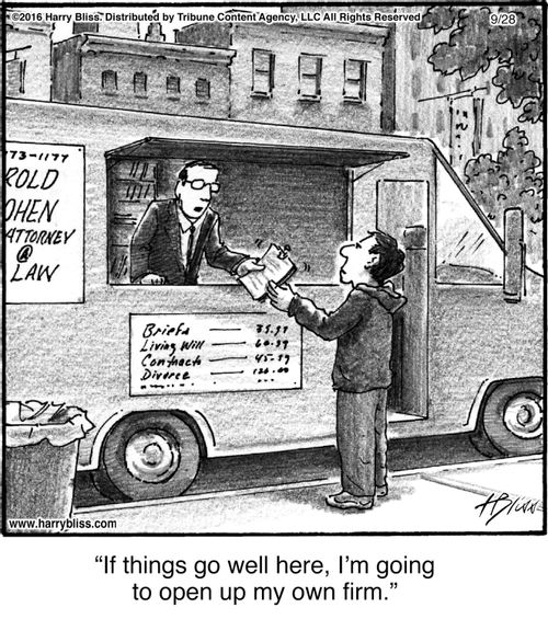 "If things go well here, I'm going to open up my own firm."