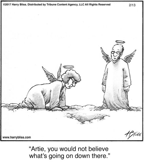 "Artie, you would not believe what’s going on down there."