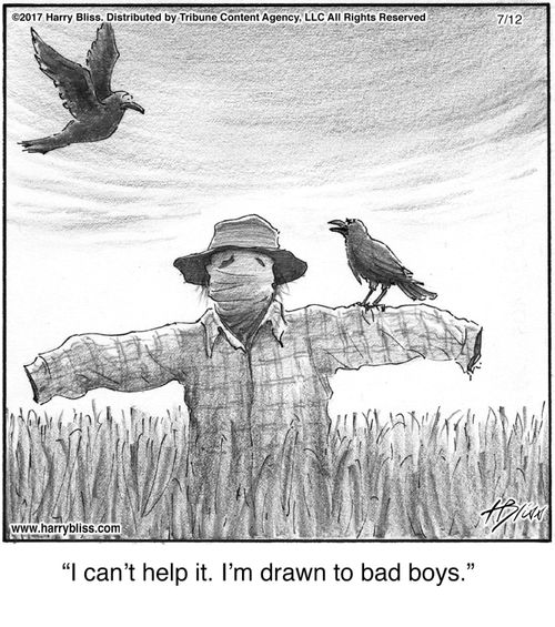 "I can’t help it. I’m drawn to bad boys."
